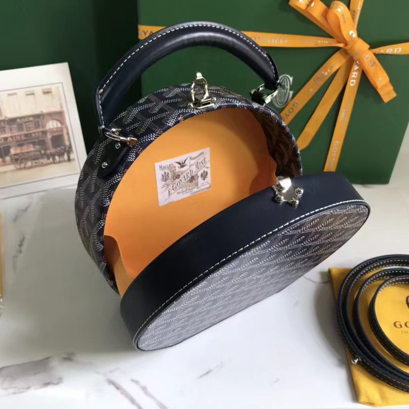 Goyard The Alto Hatbox Trunk Bag(18-16.5-7cm) - PerfectKickZ