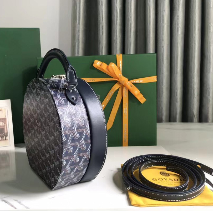 Goyard The Alto Hatbox Trunk Bag(18-16.5-7cm) - PerfectKickZ