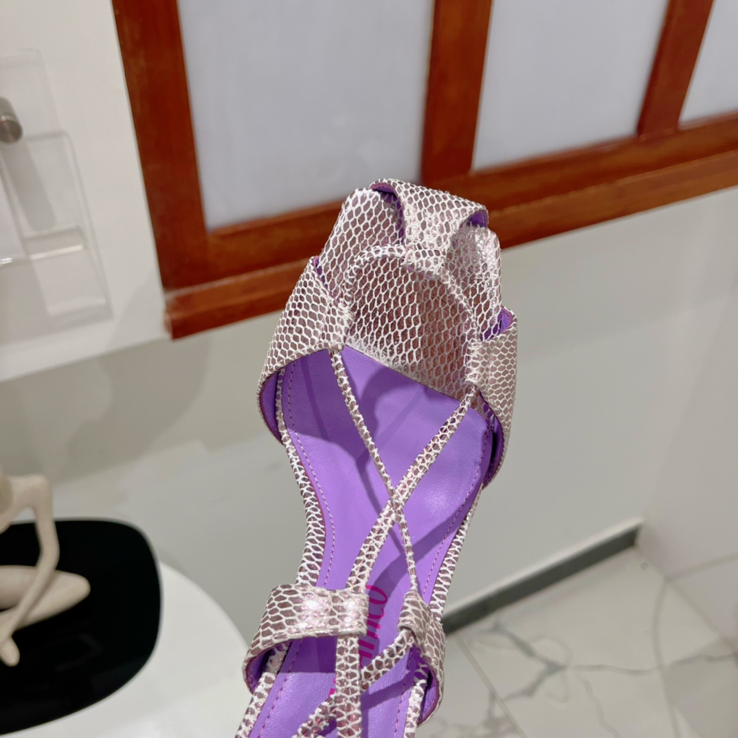 The Attico ''Adele'' Pastel Pink Sandal - PerfectKickZ