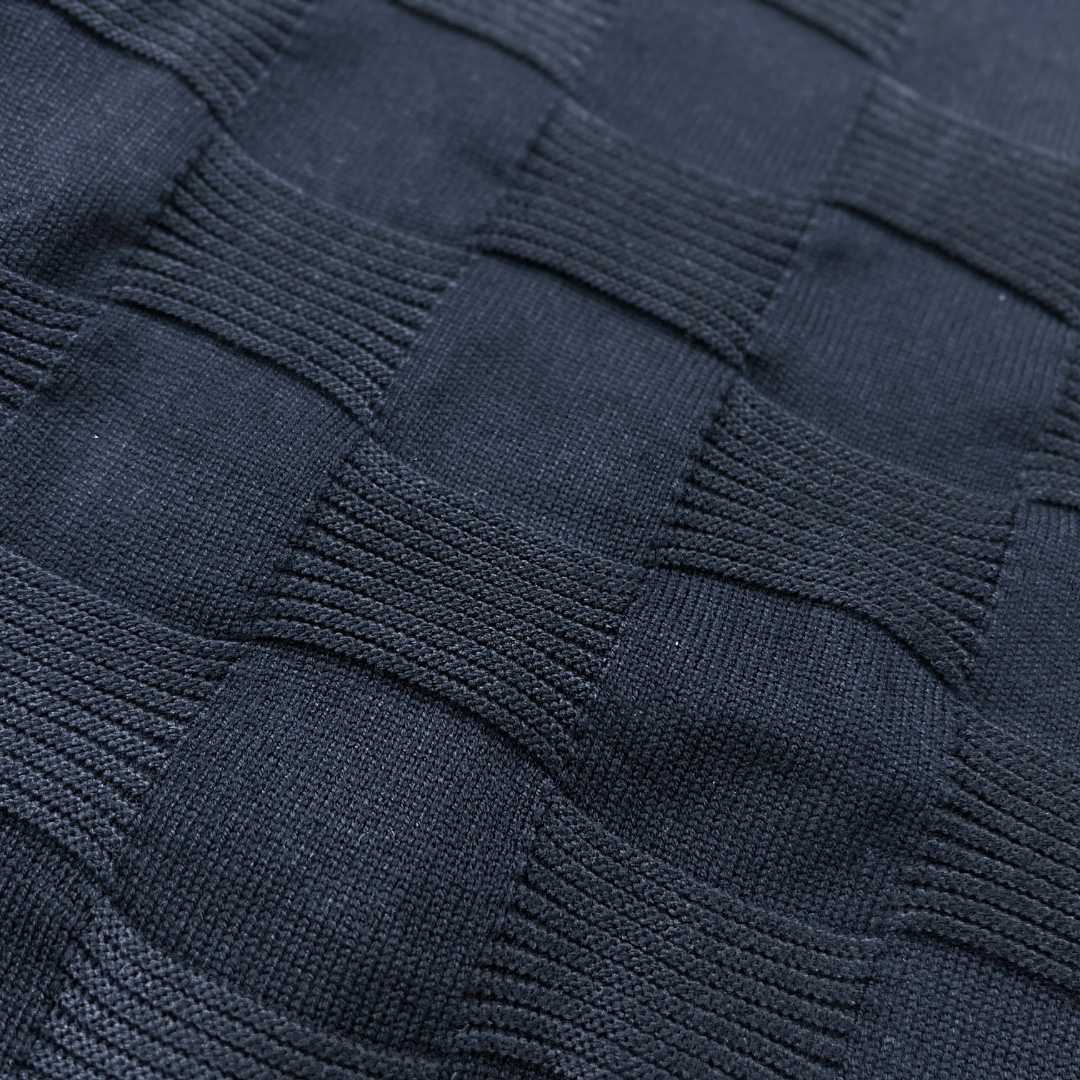 Louis Vuitton Damier Stitch Crewneck      1AA4MC - PerfectKickZ