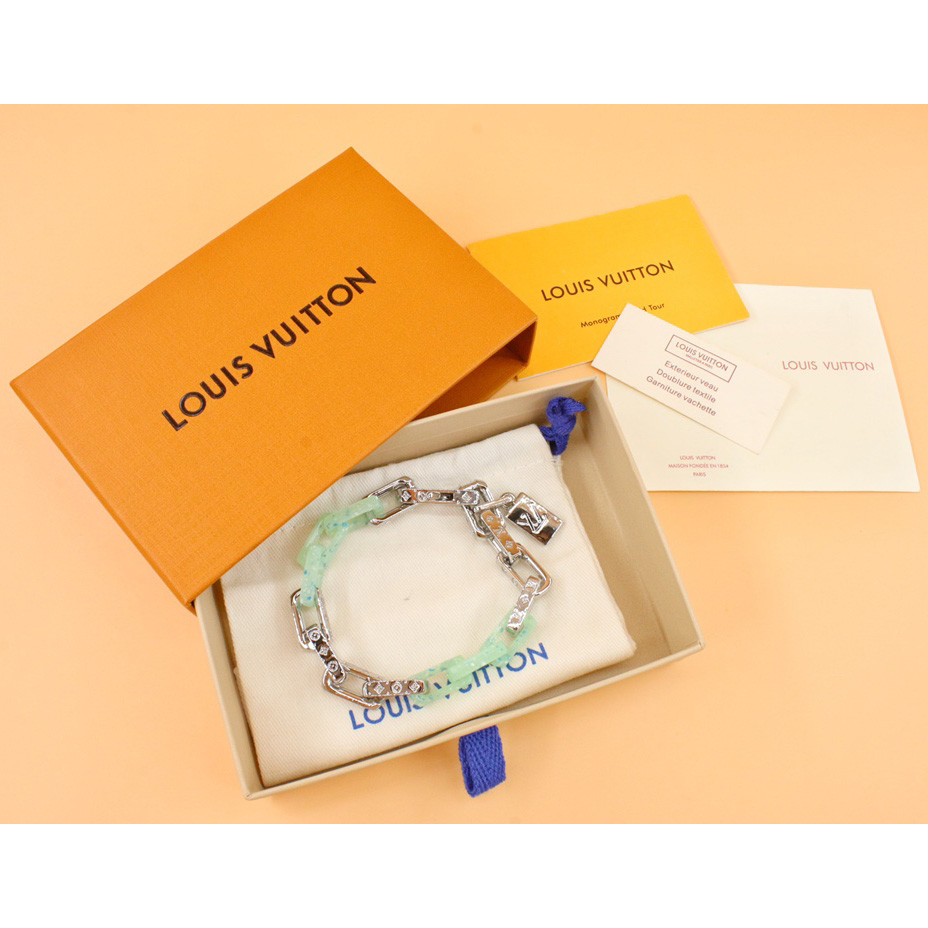 Louis Vuitton Monogram Chain Bracelet     M00733 - PerfectKickZ