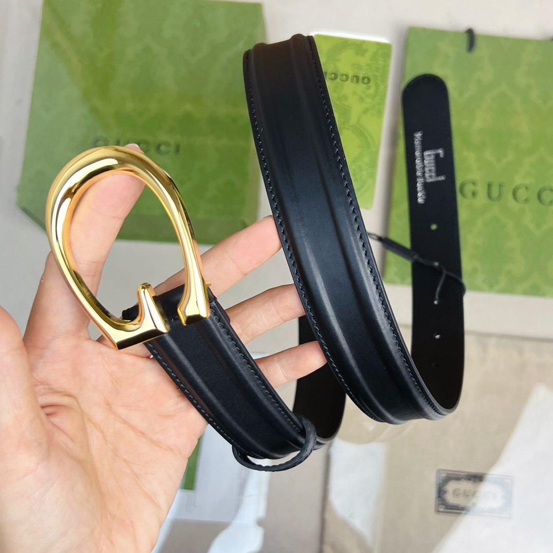 Gucci Belt With G Buckle - PerfectKickZ