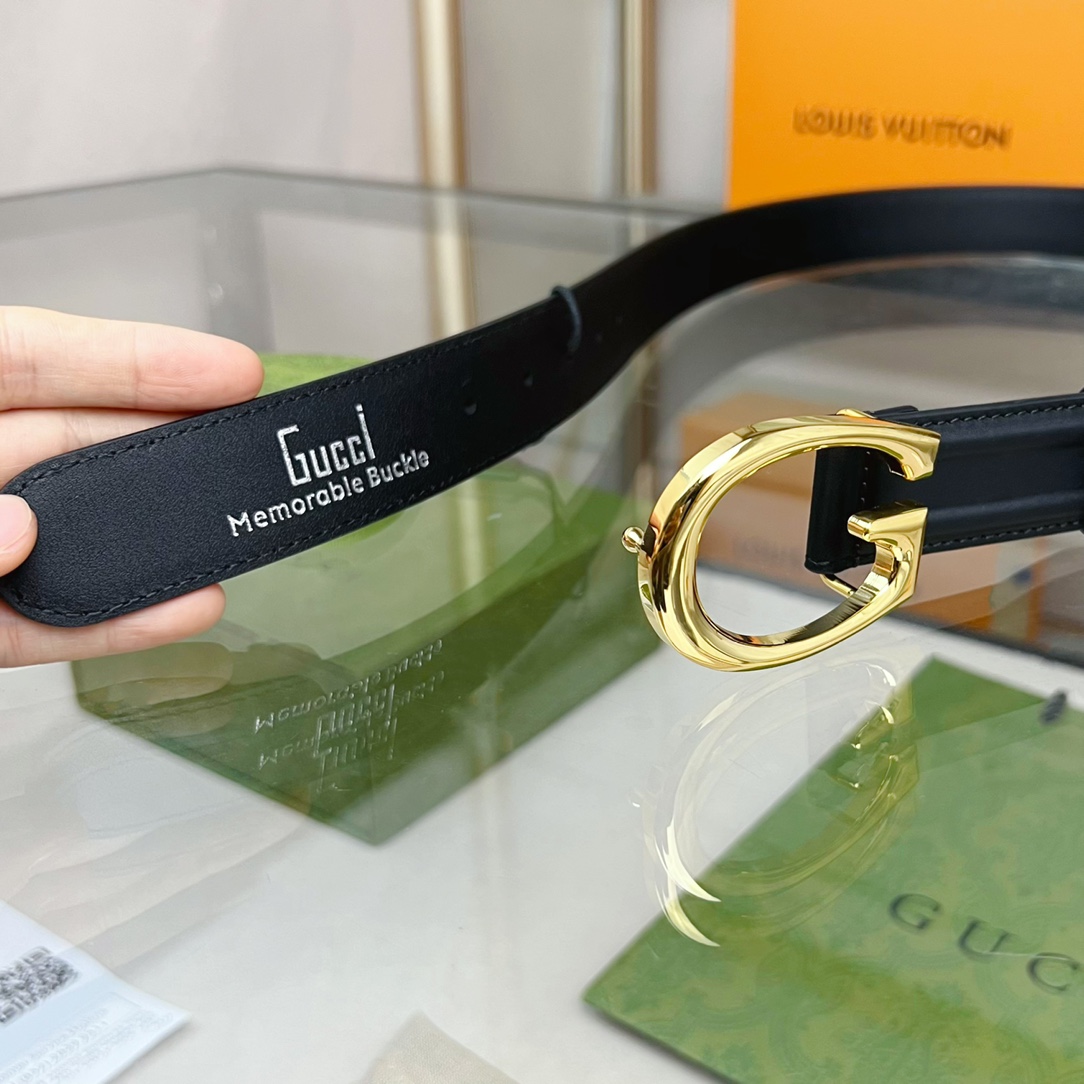 Gucci Belt With G Buckle - PerfectKickZ
