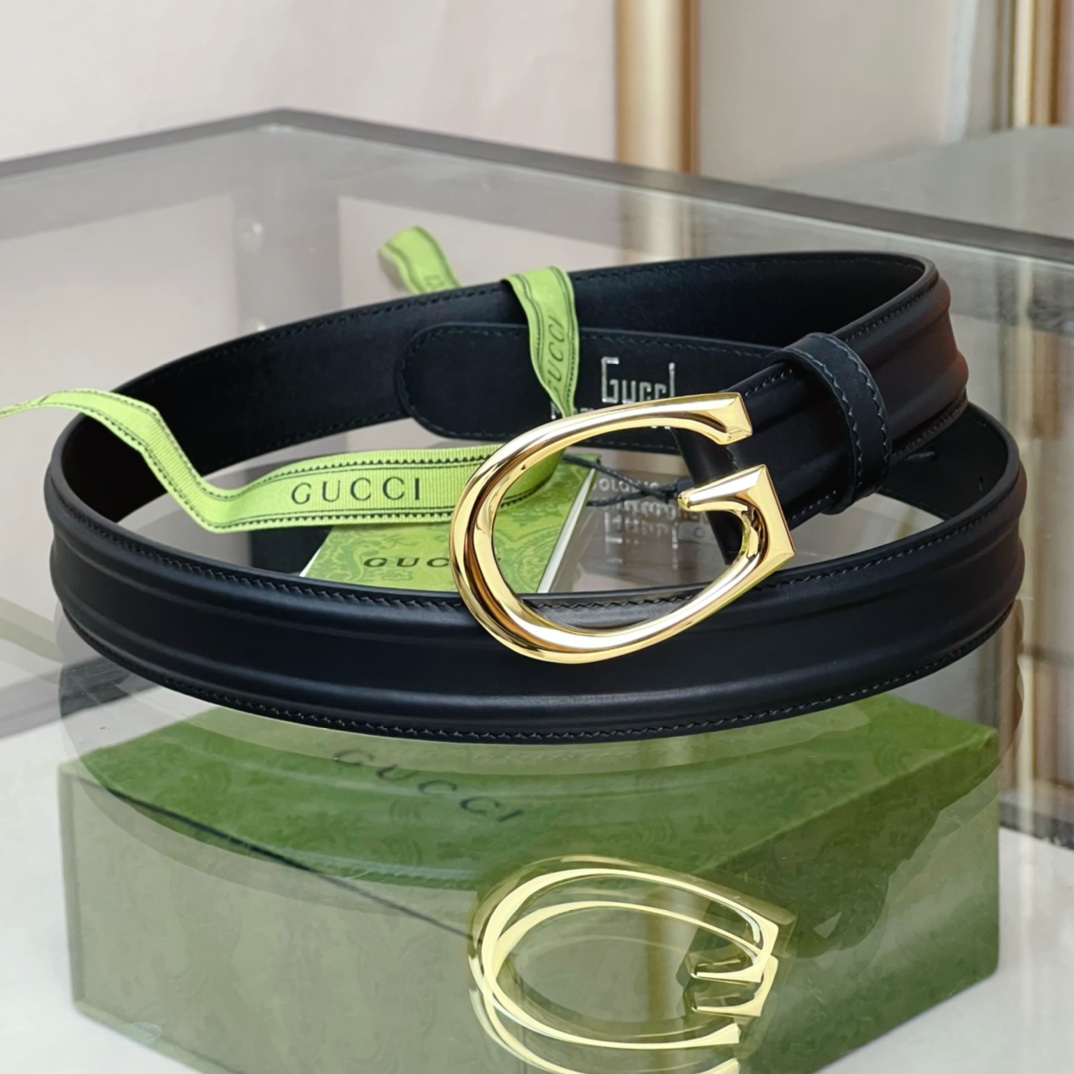 Gucci Belt With G Buckle - PerfectKickZ