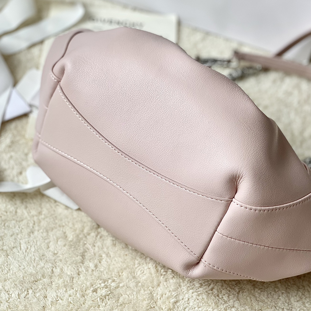 Givenchy Small Kenny Bag In Smooth Leather - Blossom Pink(32-22-17cm) - PerfectKickZ