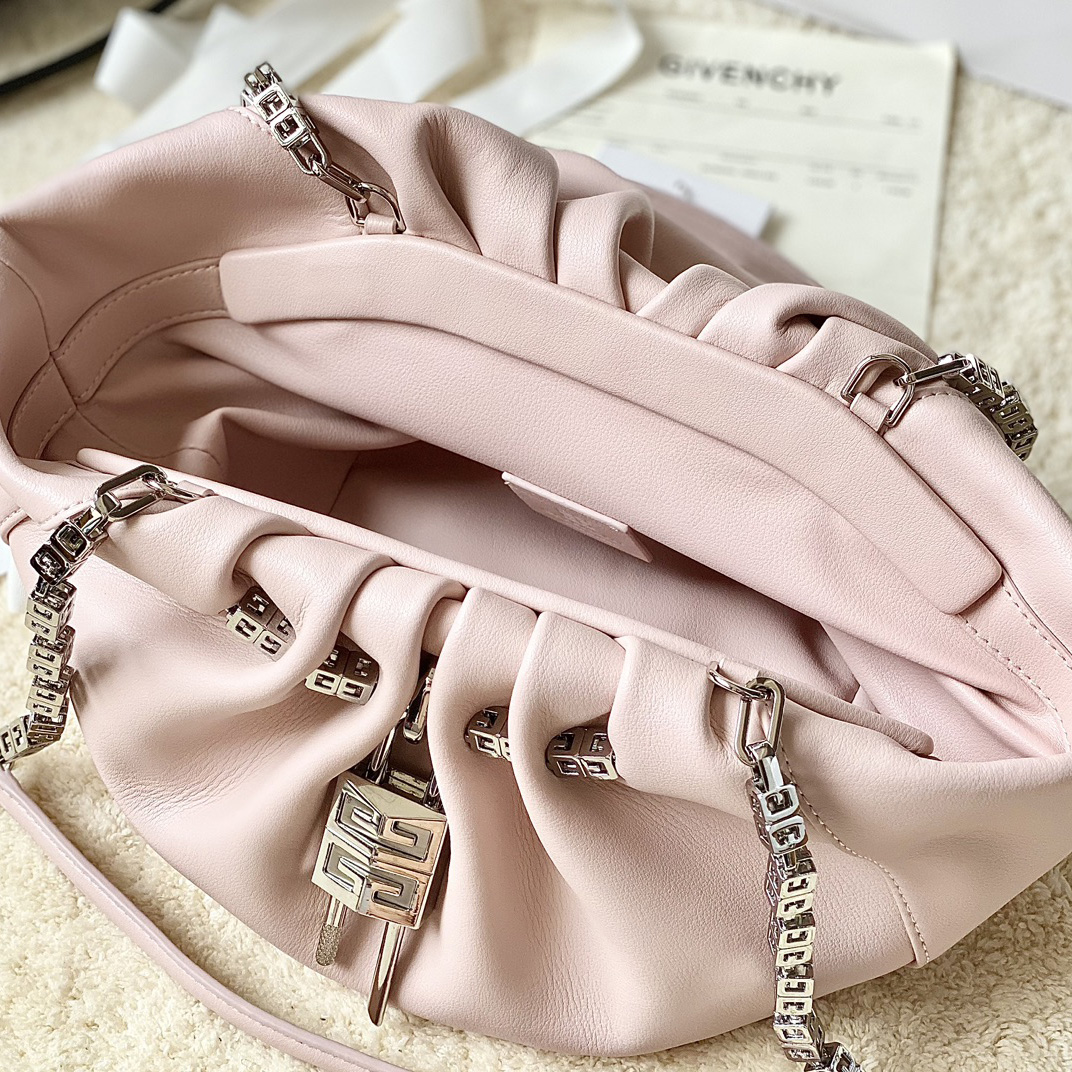 Givenchy Small Kenny Bag In Smooth Leather - Blossom Pink(32-22-17cm) - PerfectKickZ