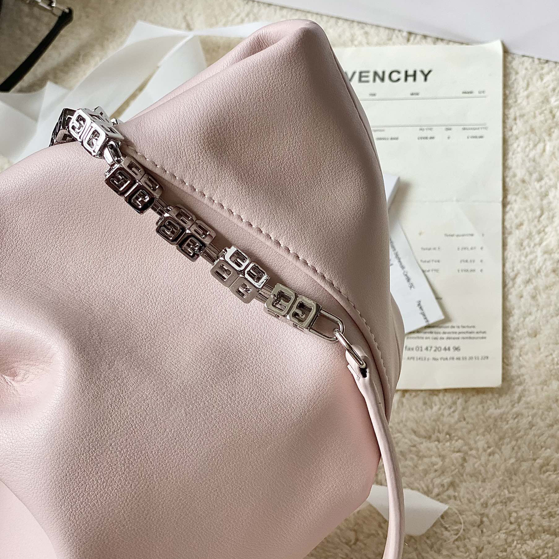 Givenchy Small Kenny Bag In Smooth Leather - Blossom Pink(32-22-17cm) - PerfectKickZ