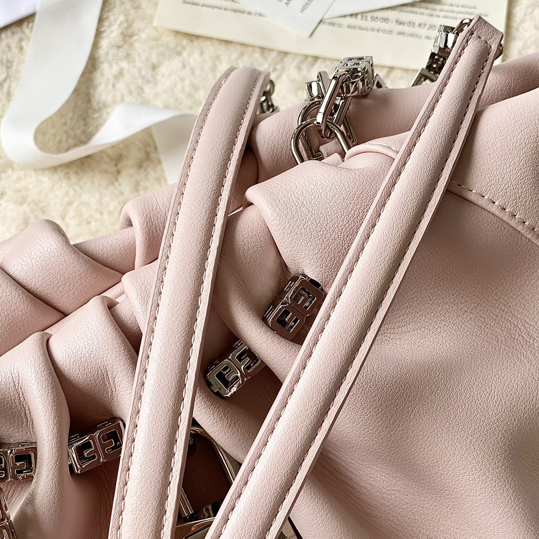 Givenchy Small Kenny Bag In Smooth Leather - Blossom Pink(32-22-17cm) - PerfectKickZ