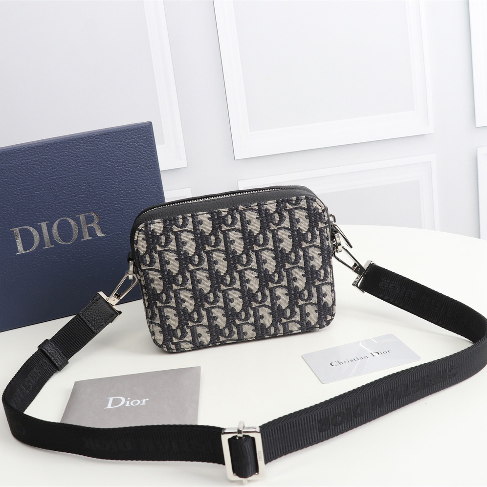 Dior Pouch With Shoulder Strap (17-12.5-5cm) - PerfectKickZ