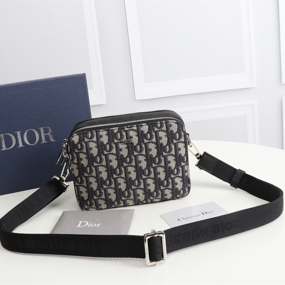 Dior Pouch With Shoulder Strap (17-12.5-5cm) - PerfectKickZ