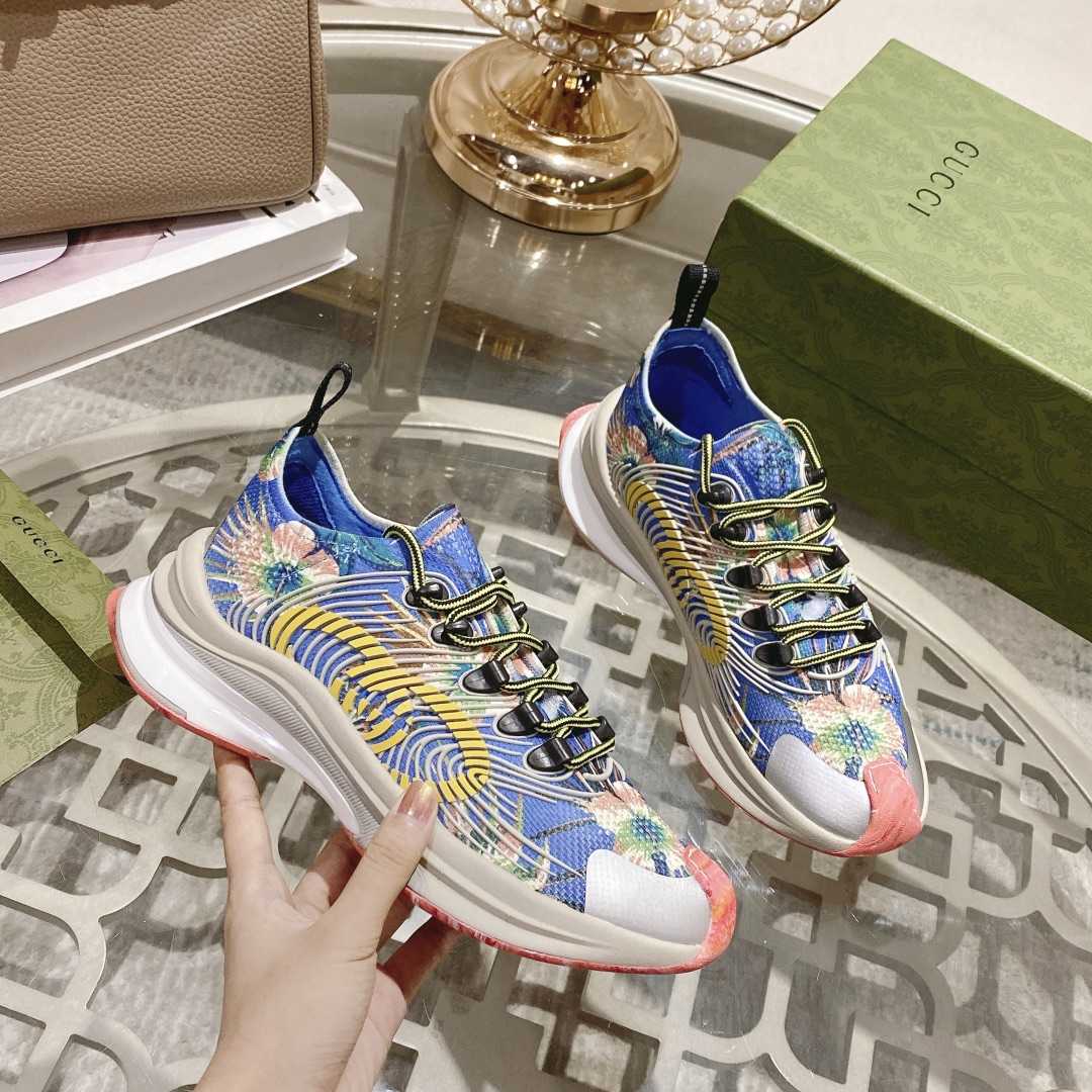 Gucci Run Floral Sneaker(Upon UK size) - PerfectKickZ