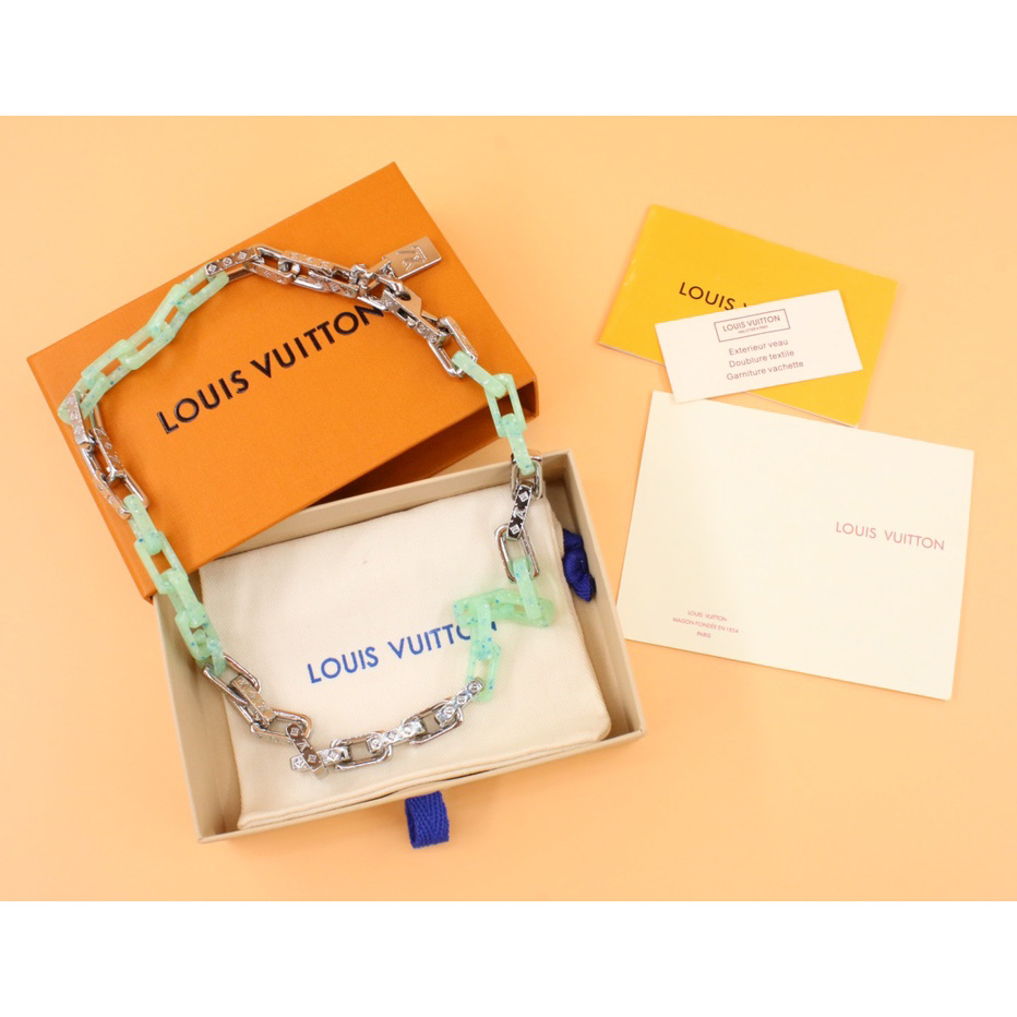 Louis Vuitton Monogram Chain Necklace  M00732 - PerfectKickZ