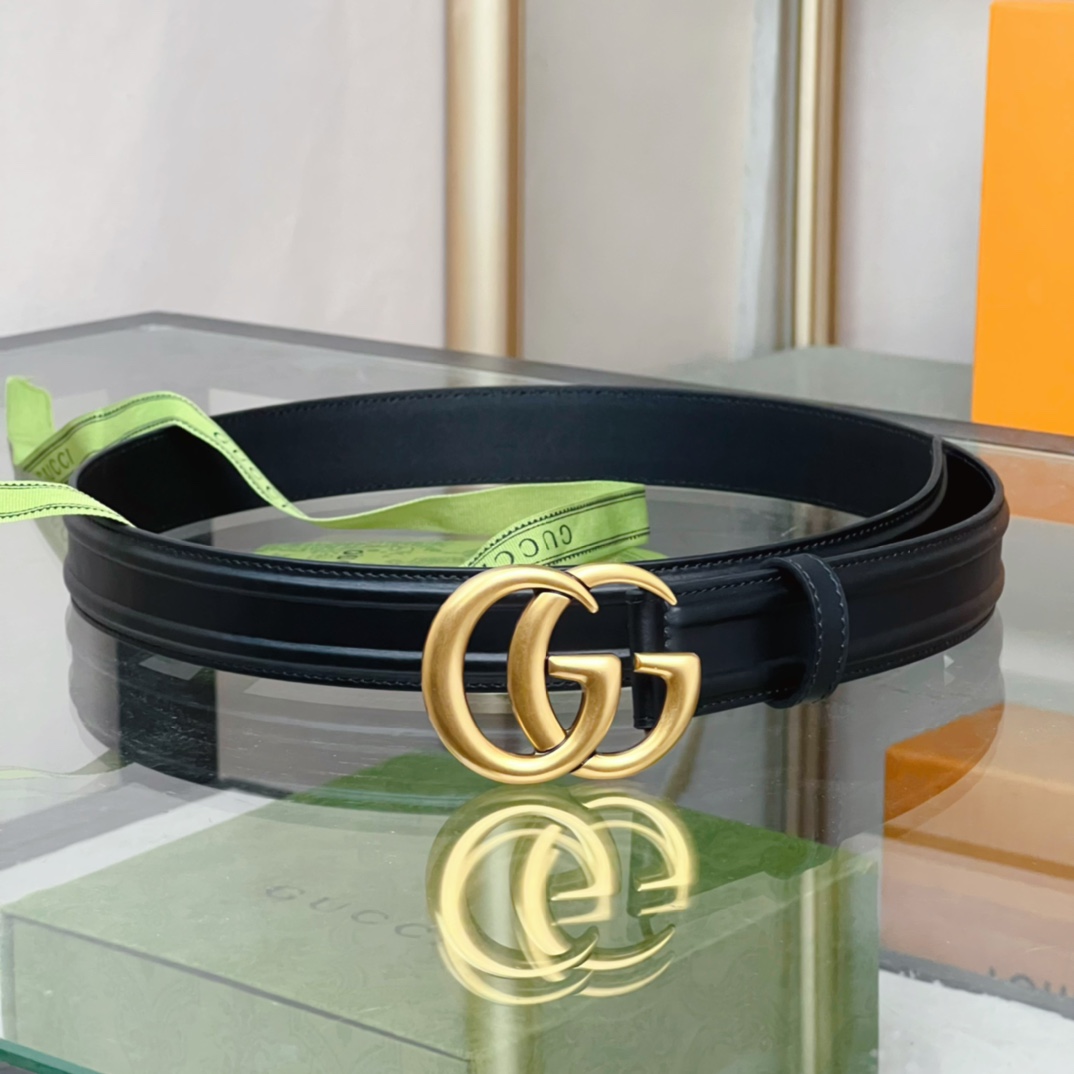 Gucci Belt With GG Buckle - PerfectKickZ