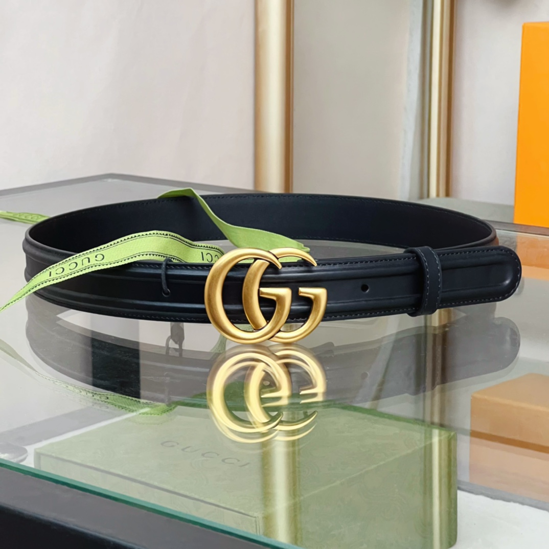 Gucci Belt With GG Buckle - PerfectKickZ