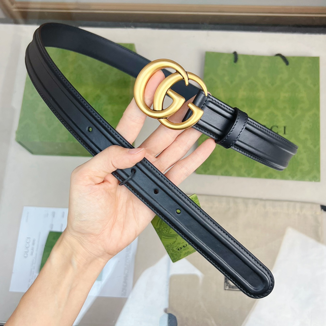Gucci Belt With GG Buckle - PerfectKickZ