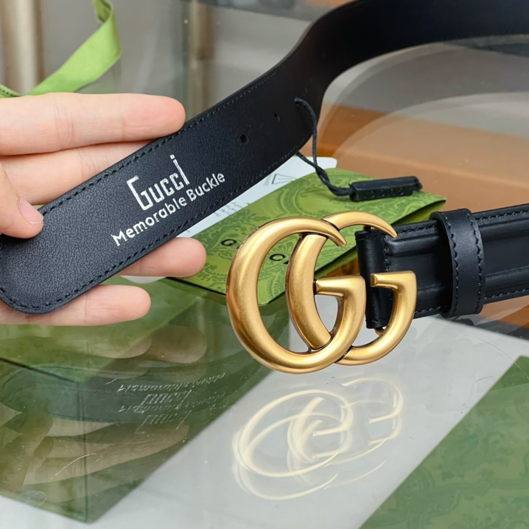 Gucci Belt With GG Buckle - PerfectKickZ