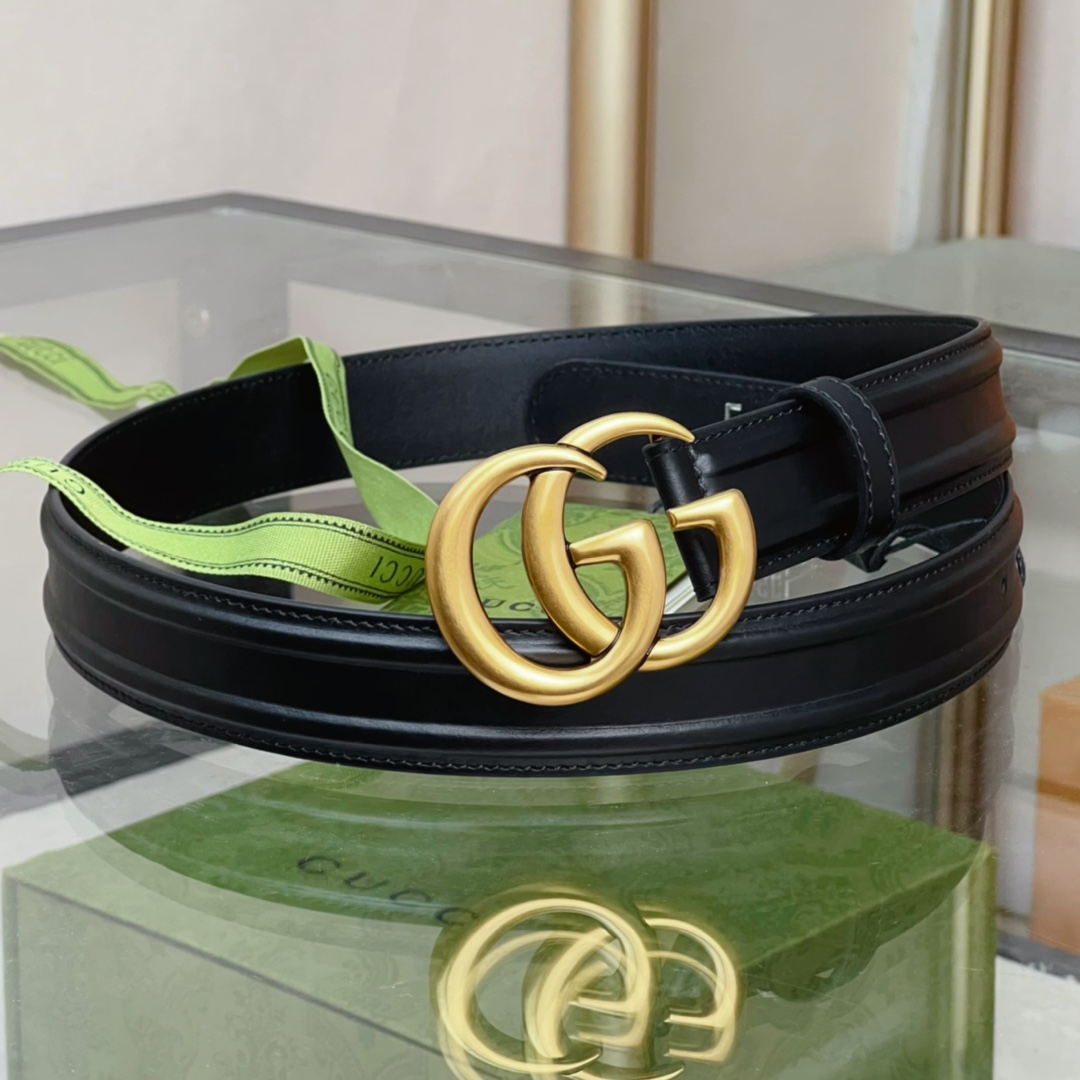 Gucci Belt With GG Buckle - PerfectKickZ
