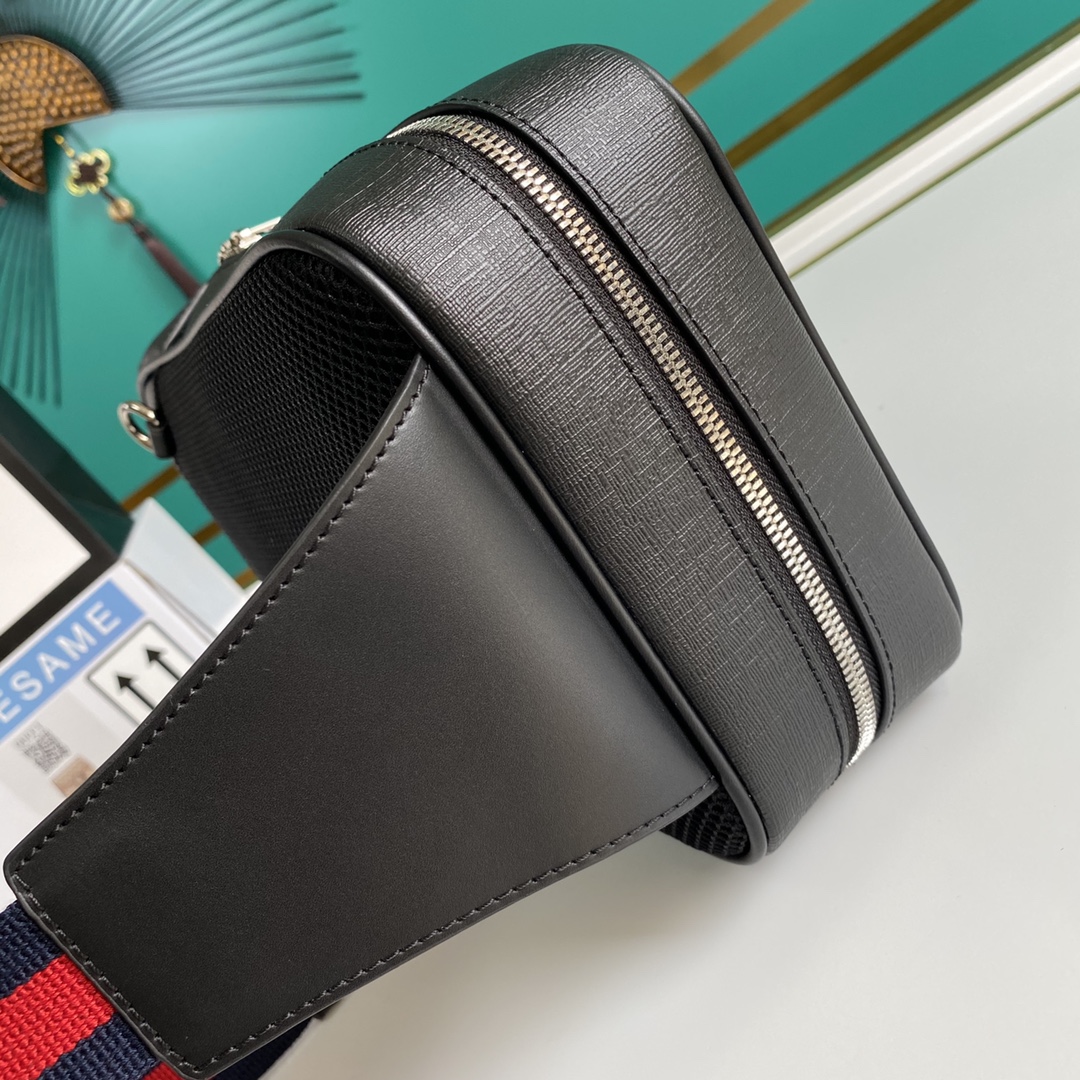 Gucci GG Black Belt Bag(17-27-8.5CM) - PerfectKickZ