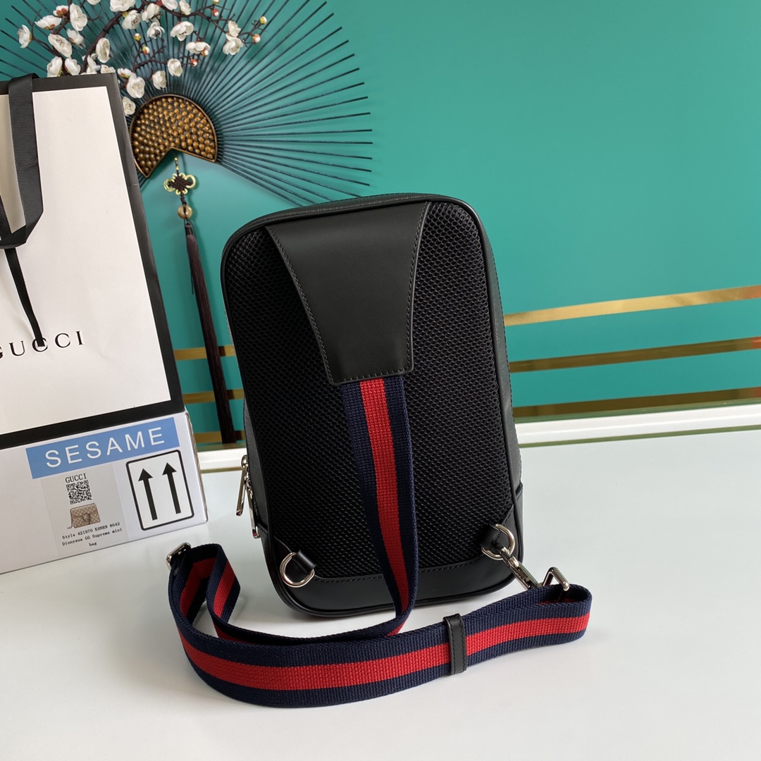 Gucci GG Black Belt Bag(17-27-8.5CM) - PerfectKickZ