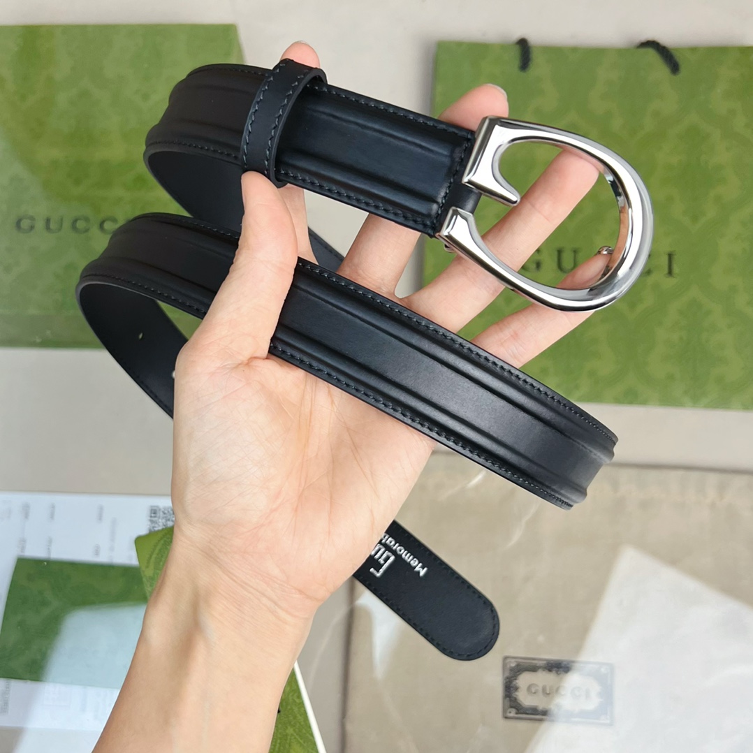 Gucci Belt With G Buckle - 