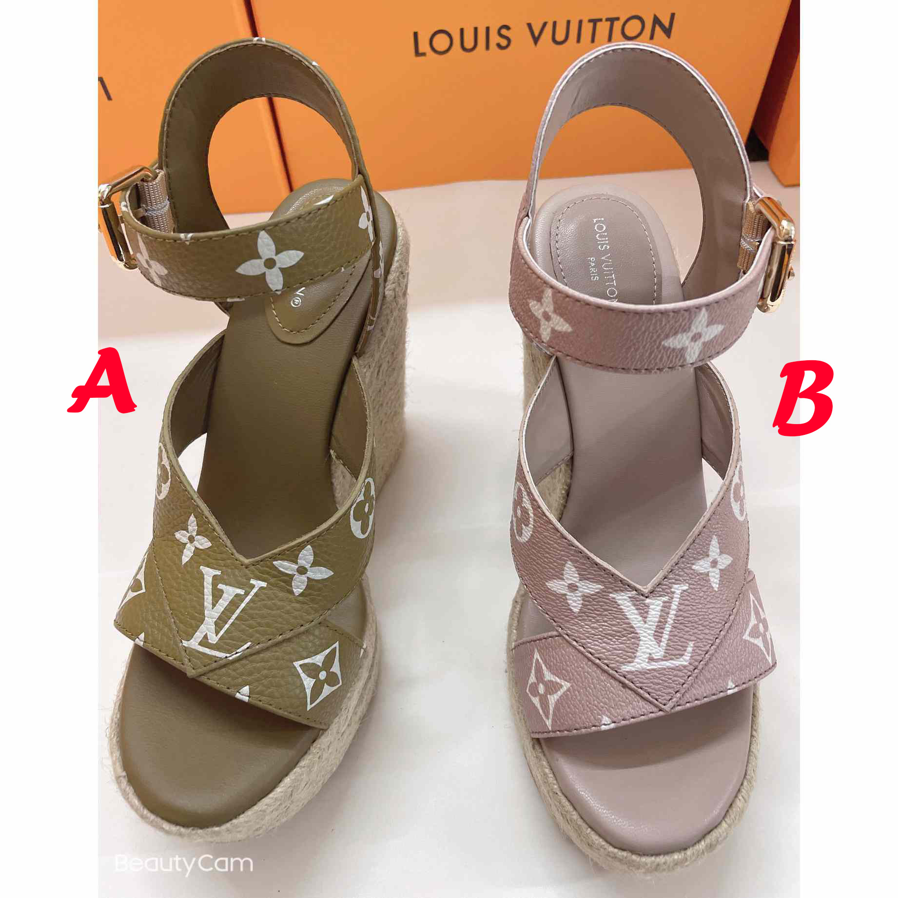 Louis Vuitton Starboard Wedge Sandal      1AA1G3 - PerfectKickZ
