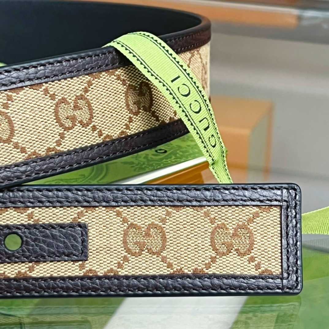 Gucci GG Belt With Square Buckle - PerfectKickZ