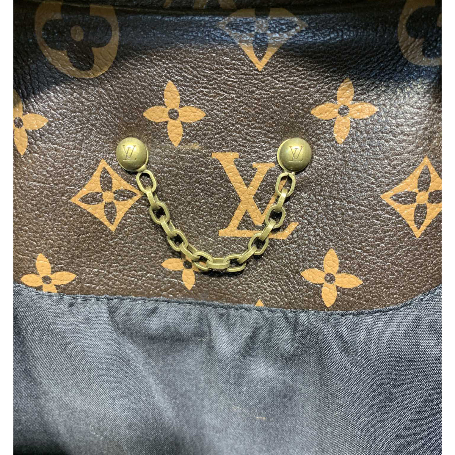 Louis Vuitton Monogram Embossed Utility Jacket - PerfectKickZ