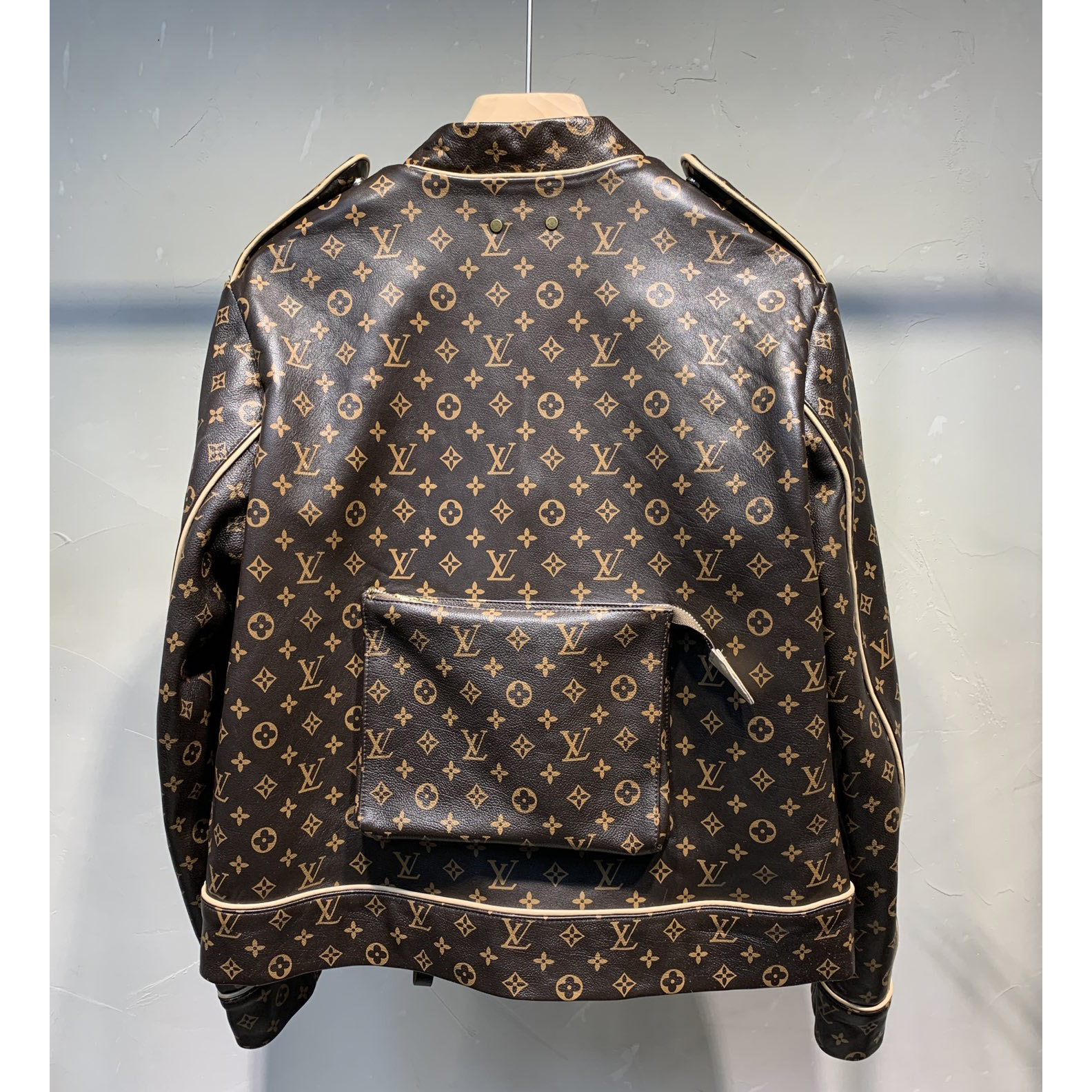 Louis Vuitton Monogram Embossed Utility Jacket - PerfectKickZ