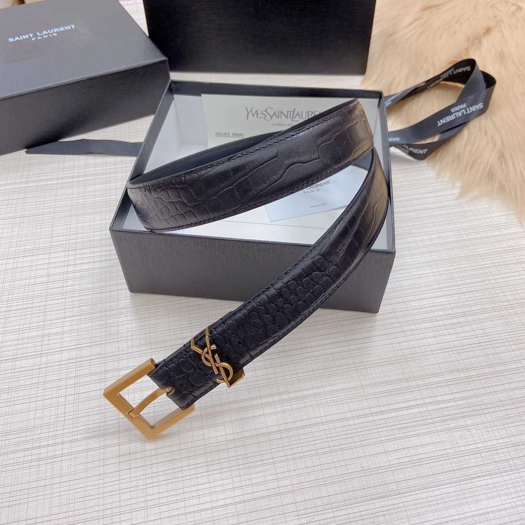 Saint Laurent Leather Belt - PerfectKickZ