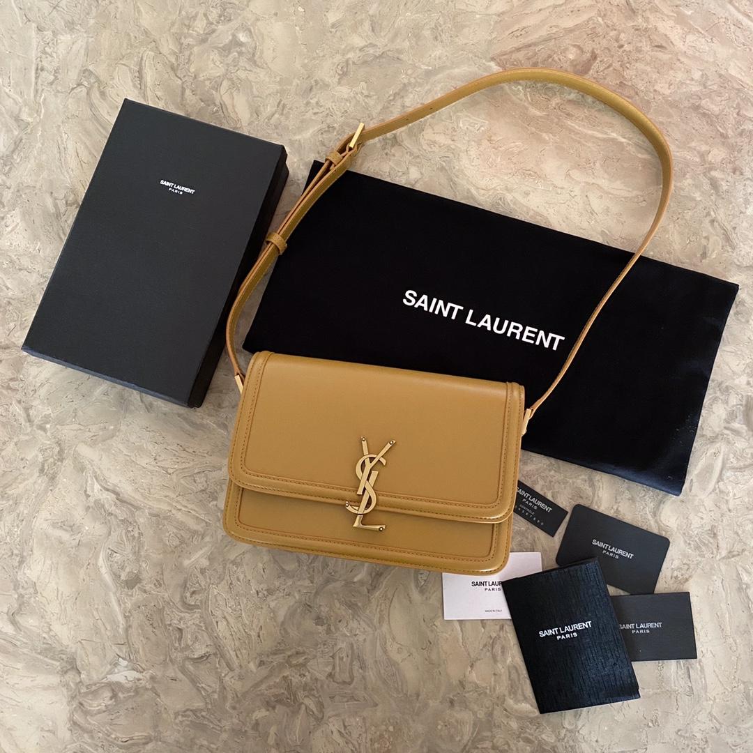 Saint Laurent Solferino Medium Satchel In Box Saint Laurent Leather(23-16-6cm) - PerfectKickZ