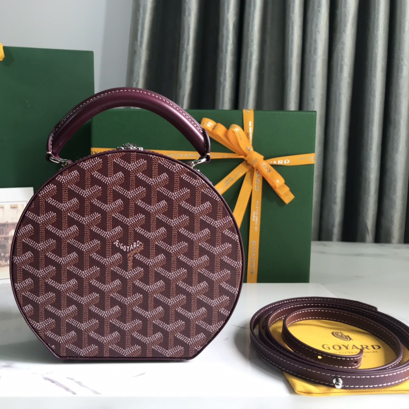Goyard The Alto Hatbox Trunk Bag(18-16.5-7cm) - PerfectKickZ