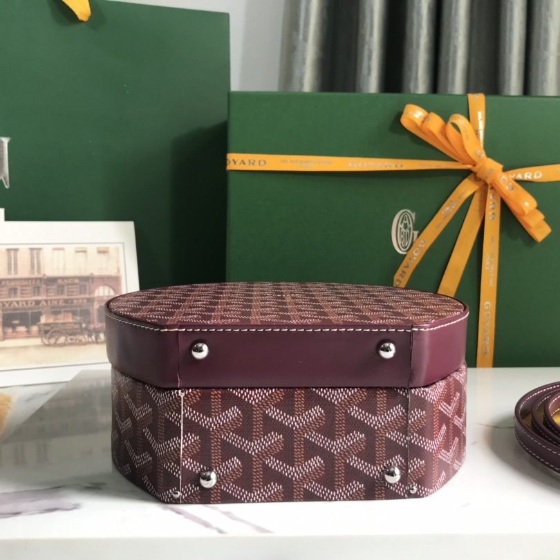 Goyard The Alto Hatbox Trunk Bag(18-16.5-7cm) - PerfectKickZ