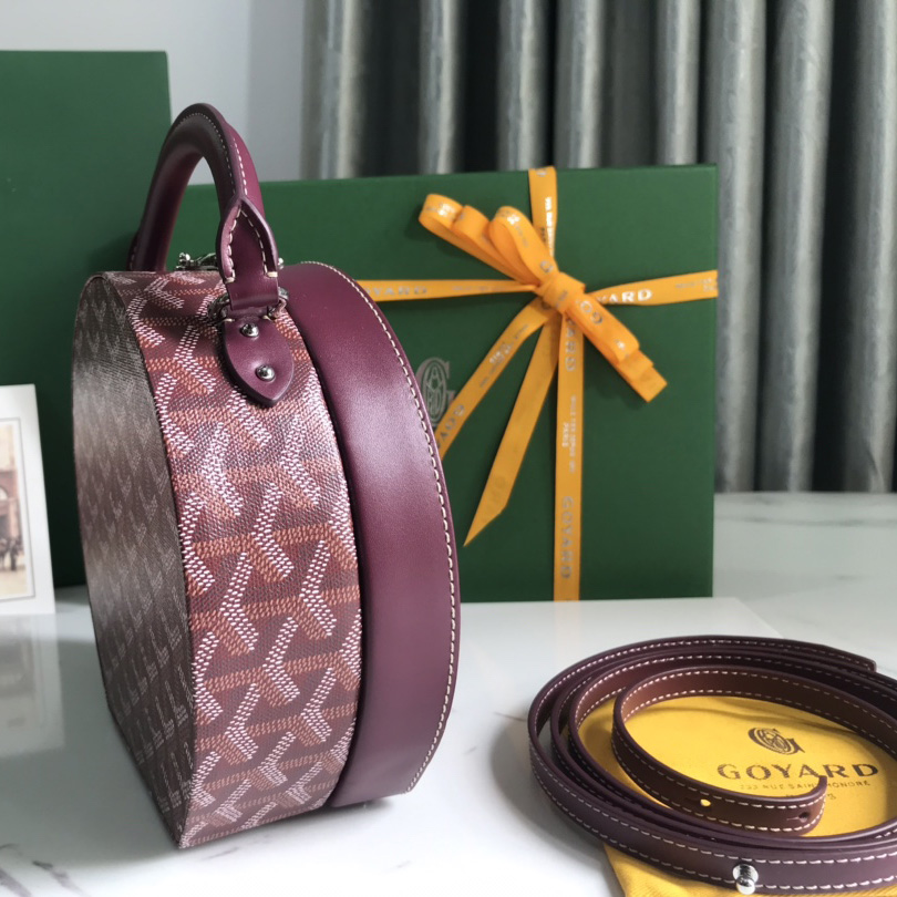 Goyard The Alto Hatbox Trunk Bag(18-16.5-7cm) - PerfectKickZ
