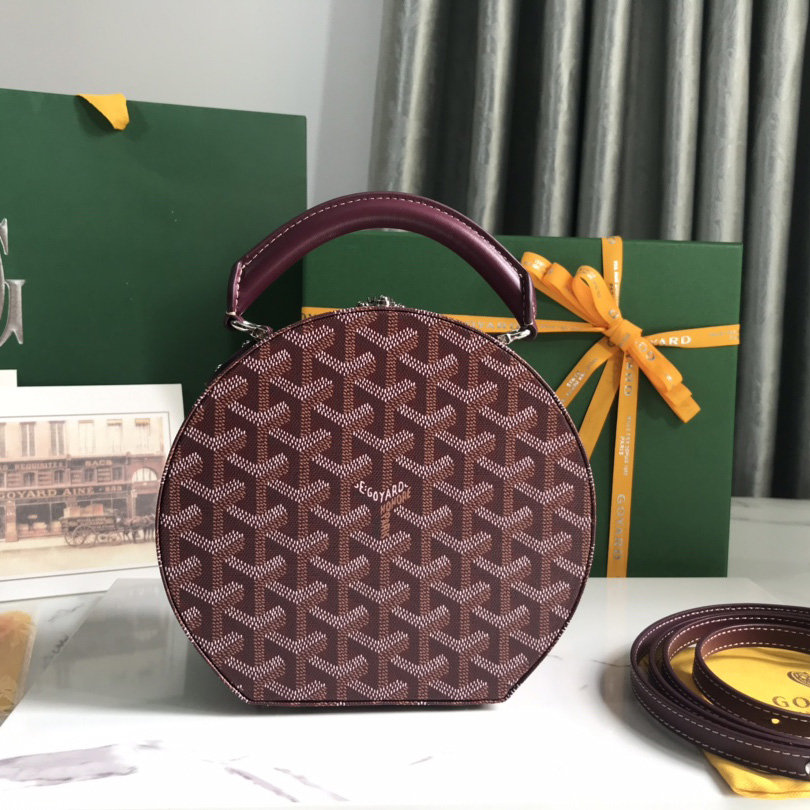 Goyard The Alto Hatbox Trunk Bag(18-16.5-7cm) - PerfectKickZ