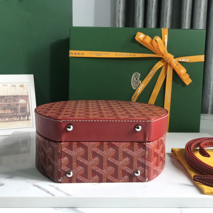 Goyard The Alto Hatbox Trunk Bag(18-16.5-7cm) - PerfectKickZ