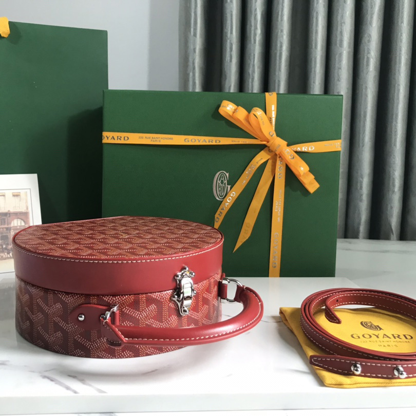 Goyard The Alto Hatbox Trunk Bag(18-16.5-7cm) - PerfectKickZ