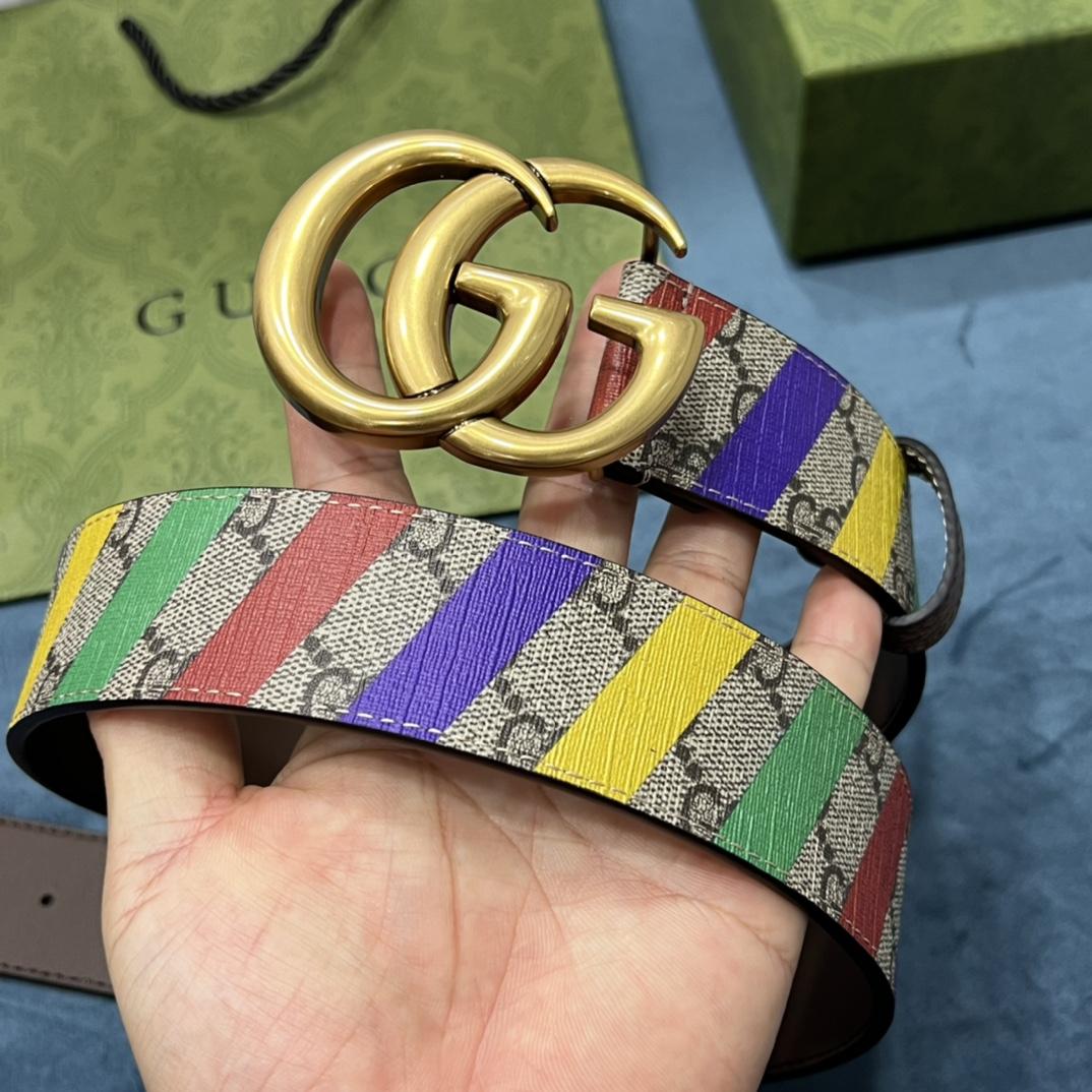 Gucci Criss-Cross Belt With Double G - PerfectKickZ