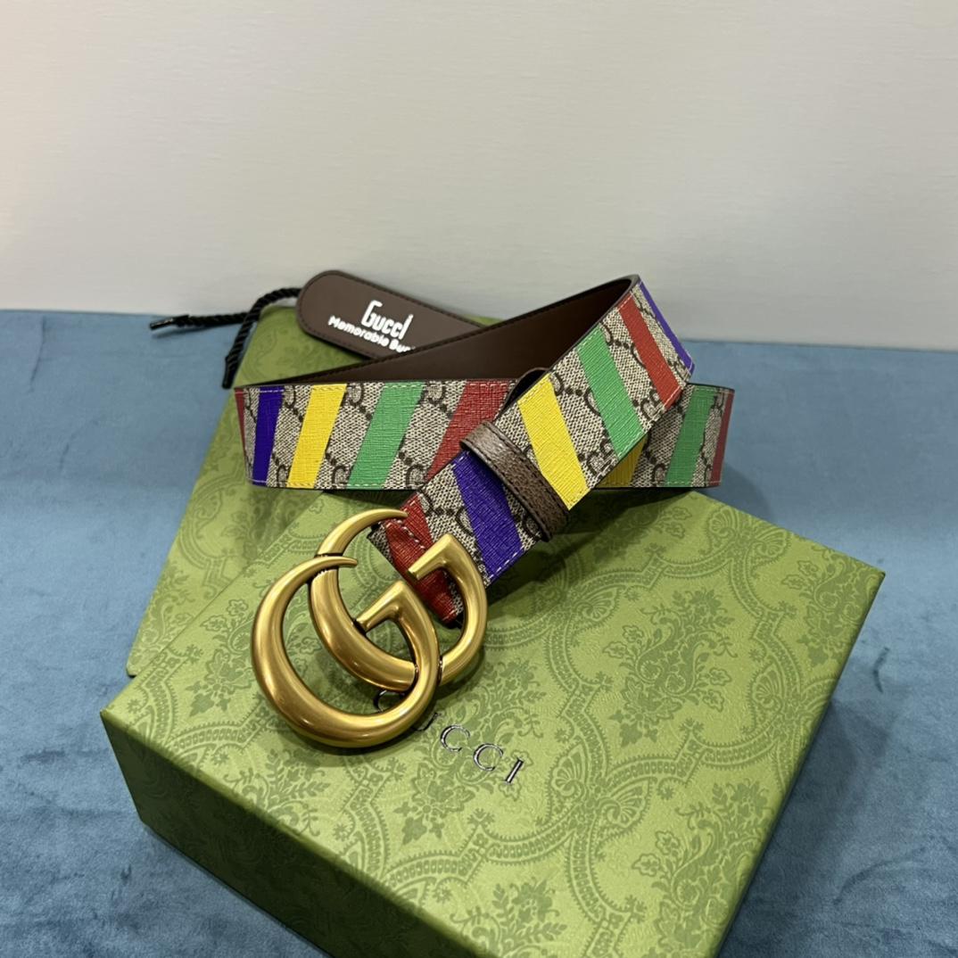 Gucci Criss-Cross Belt With Double G - PerfectKickZ