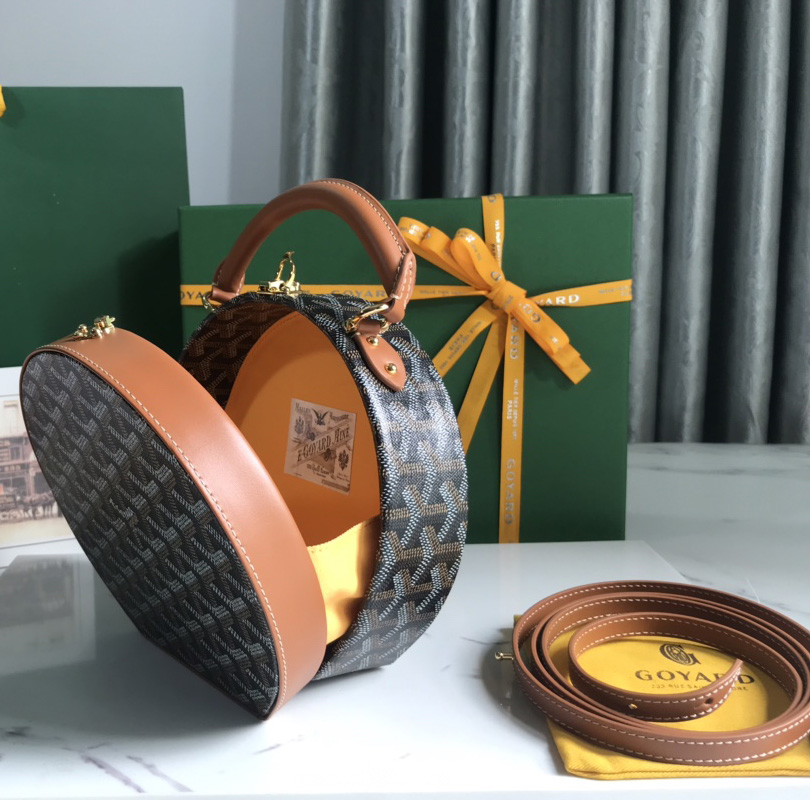 Goyard The Alto Hatbox Trunk Bag(18-16.5-7cm) - PerfectKickZ