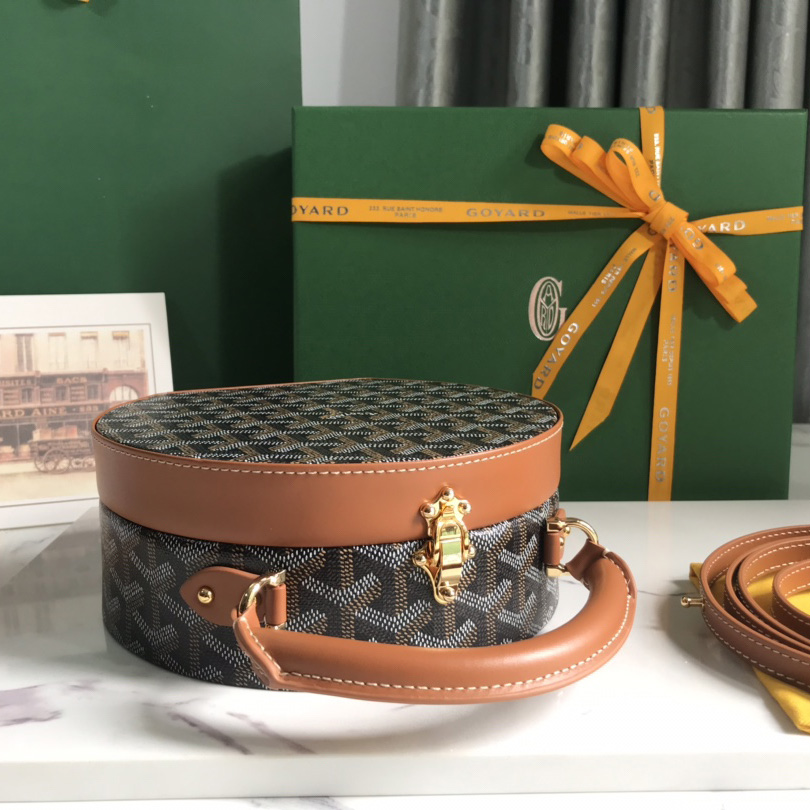 Goyard The Alto Hatbox Trunk Bag(18-16.5-7cm) - PerfectKickZ