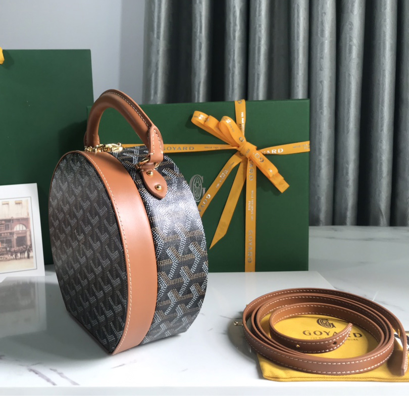 Goyard The Alto Hatbox Trunk Bag(18-16.5-7cm) - PerfectKickZ