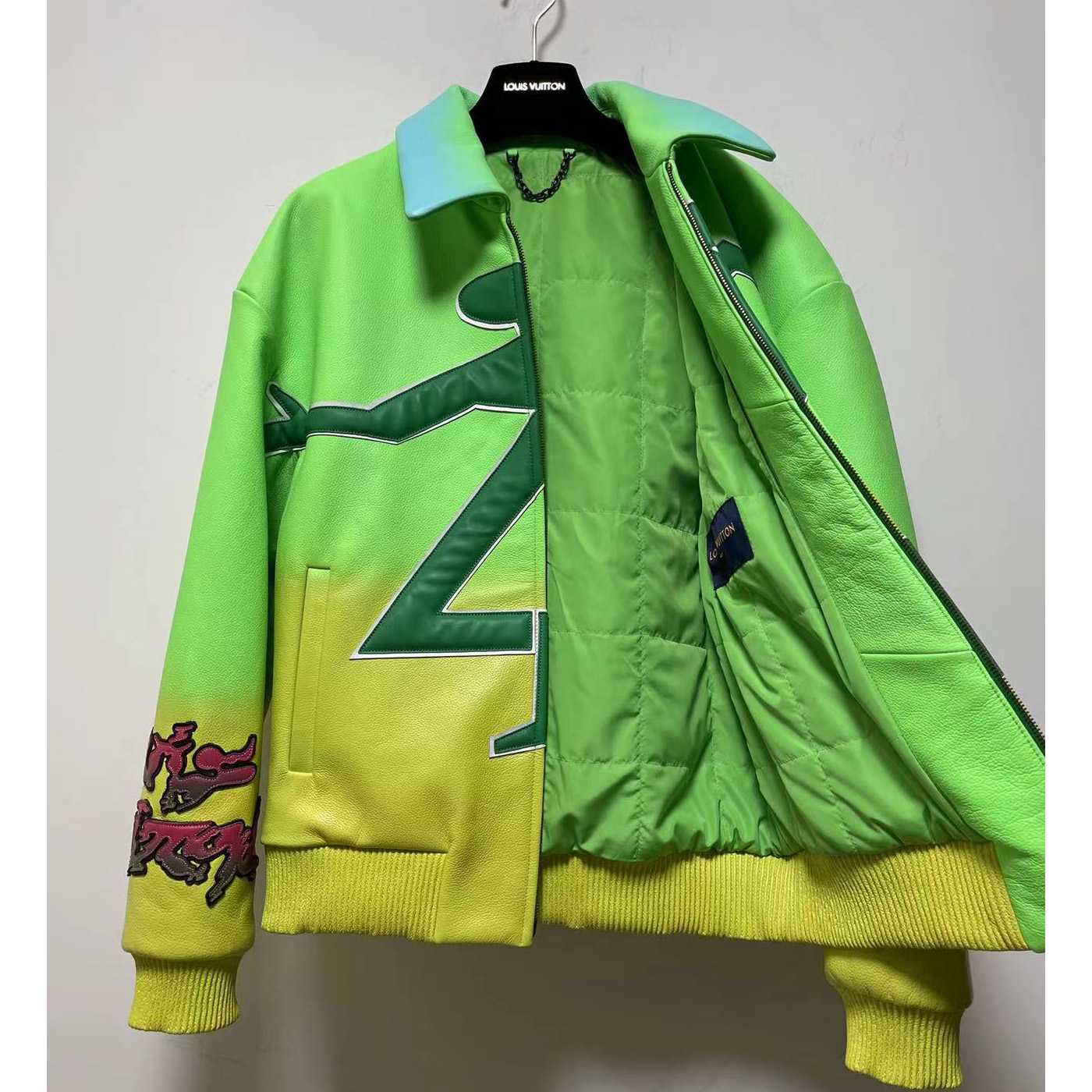 Louis Vuitton Fluo Gradient Leather Bomber    1A9UJ4 - 