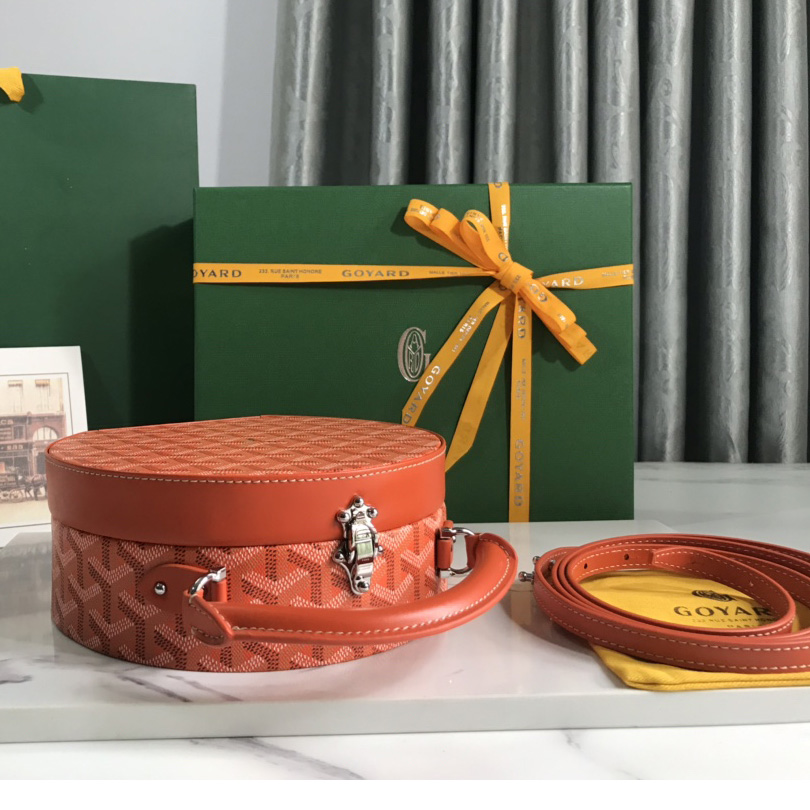 Goyard The Alto Hatbox Trunk Bag(18-16.5-7cm) - PerfectKickZ