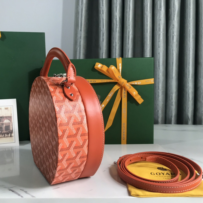 Goyard The Alto Hatbox Trunk Bag(18-16.5-7cm) - PerfectKickZ