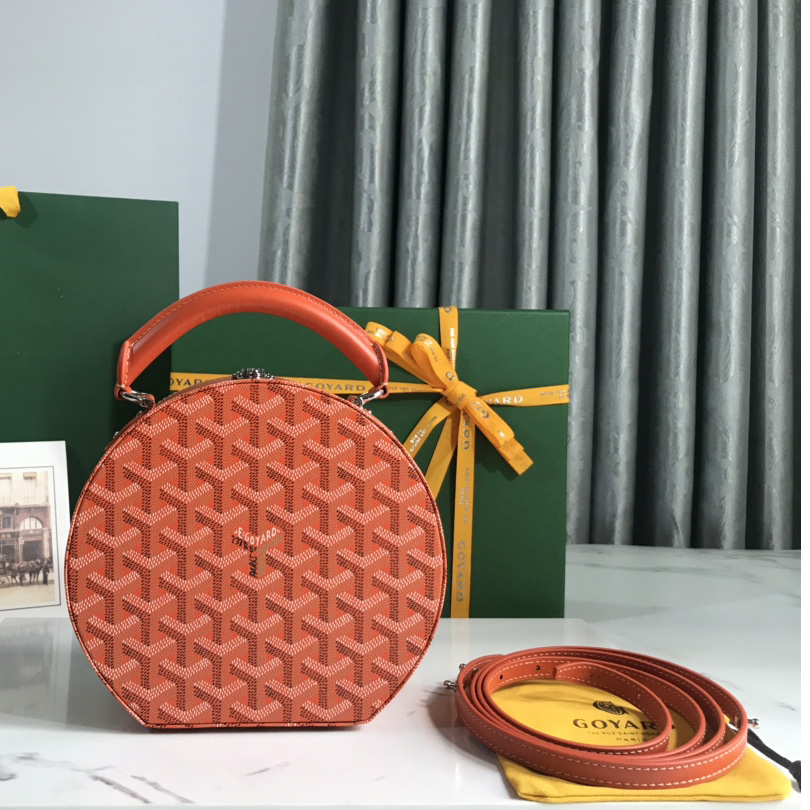 Goyard The Alto Hatbox Trunk Bag(18-16.5-7cm) - PerfectKickZ