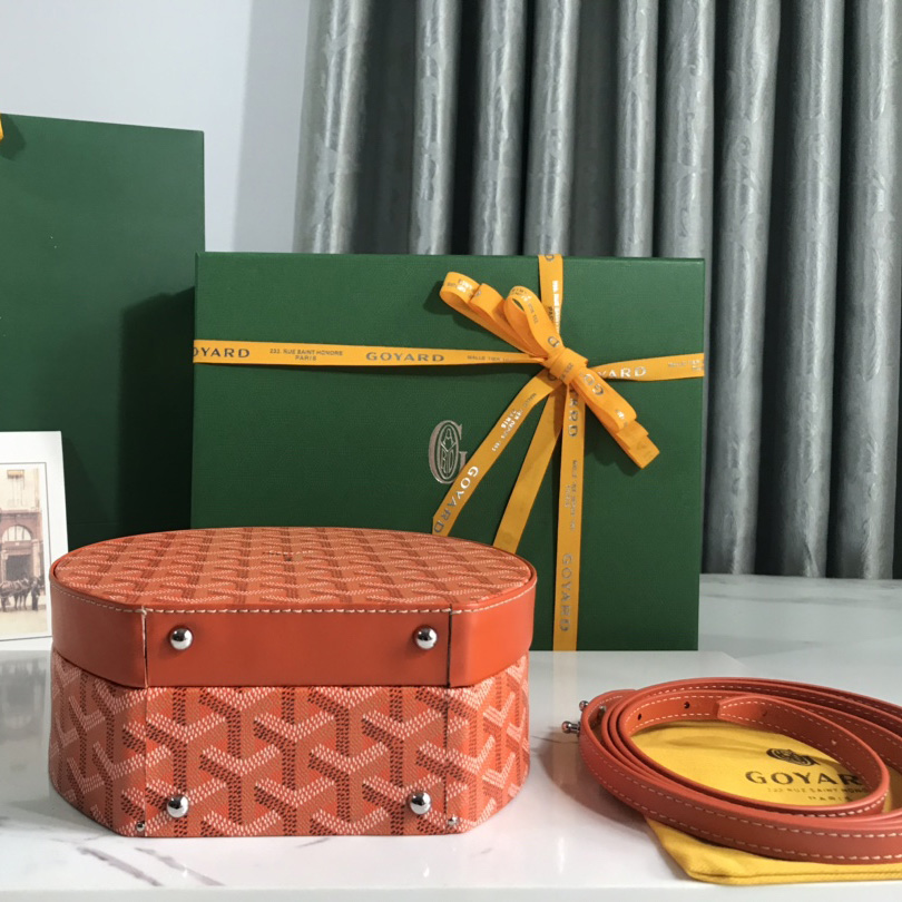 Goyard The Alto Hatbox Trunk Bag(18-16.5-7cm) - PerfectKickZ