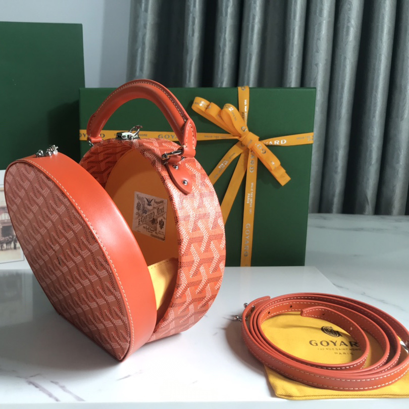 Goyard The Alto Hatbox Trunk Bag(18-16.5-7cm) - PerfectKickZ
