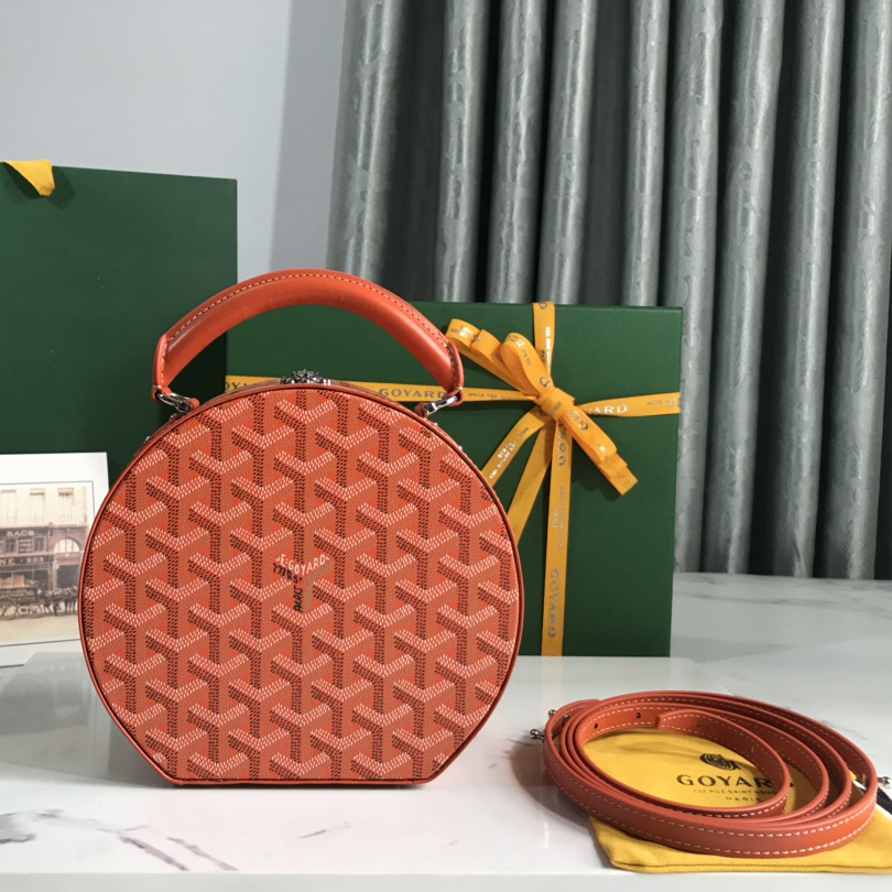 Goyard The Alto Hatbox Trunk Bag(18-16.5-7cm) - PerfectKickZ