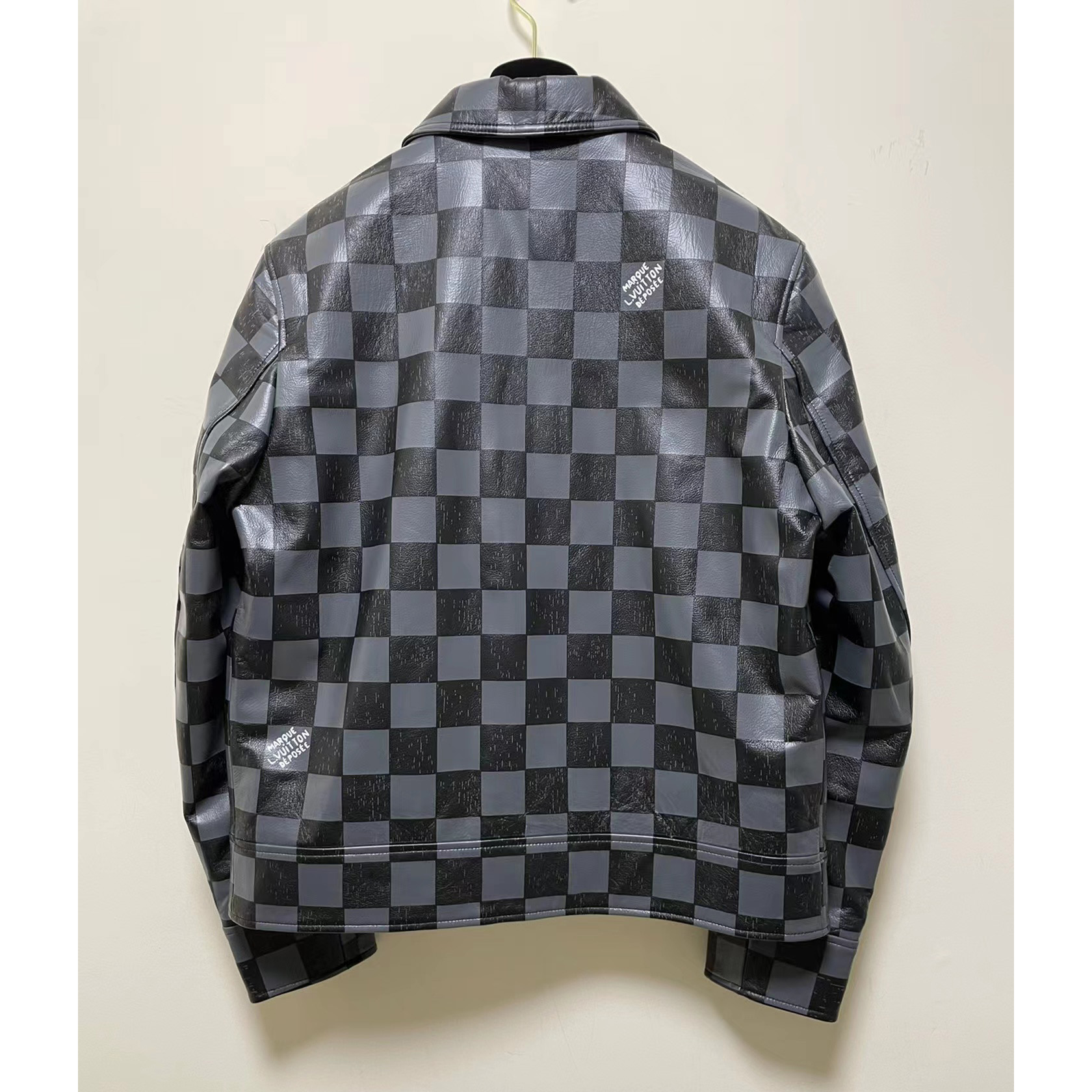Louis Vuitton Damier Leather Jacket       1A9A0W - PerfectKickZ