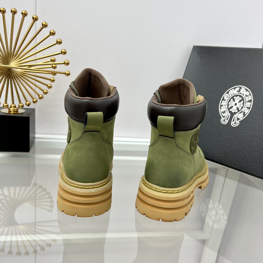 Timberland x Chrome Heart Classic Leather Boots - PerfectKickZ